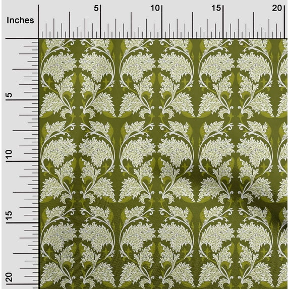 oneOone Cotton Poplin Twill Dark Olive Green Fabric Block Sewing Fabric By The Yard Printed Diy Clothing Sewing Supplies 56 Inch Wide