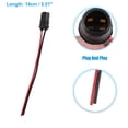 thumbnail image 3 of 10uds Coche T10 194 Redondo Pre Cable Arnés Hembra Enchufe para LED Bombilla, 3 of 6