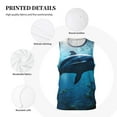 thumbnail image 3 of Naloa Ocean Dolphin Fish School Basketball Jersey Reversible Men's Mesh Athletic Sports Shirts Training Practice S-4XL3X-Large, 3 of 6