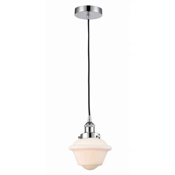 616-1PH-PC-G531-LED-Innovations Lighting-Oxford - 1 Light Mini Pendant In Traditional Style-8 Inches Tall and 7.5 Inches Wide Polished Chrome Matte