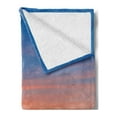 thumbnail image 2 of Sky Soft Flannel Fleece Blanket, Colorful Sunset Pattern Atmosphere Dramatic Majestic Scenic Skyline Photo Inspirational, Cozy Plush for Indoor and Outdoor Use, 50" x 60", Multicolor, by Ambesonne, 2 of 5