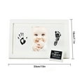 thumbnail image 3 of Newborn Baby Handprint Footprint Photo Frame Kit Perfect Baby Shower Gift, 3 of 11