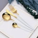 thumbnail image 4 of Juego de Cubiertos de acero inoxidable 18/10 YONGSHENG oro blanco Cuchillo Tenedor Cuchara, 4 of 5