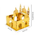 thumbnail image 1 of Crescent star acrylic mirror table three-dimensional holiday decoration, 1 of 3