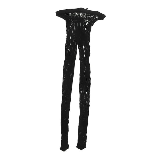 FELTECHELECTR 1 pantimedias de malla para Halloween, medias sexys con estampado de araña para mujer (negras)