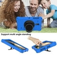thumbnail image 5 of Allytech Case for T380 T385 T387 T377 T330, EVA Rubber Silicone Kids Friendly Shockproof Heavy Duty Protection Hand Strap Case Cover for Samsung Galaxy Tab A 8.0 T380 T385 T387, Blue, 5 of 6