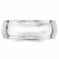 thumbnail image 2 of Primal Gold 10 Karat White Gold 8mm Half Round with Edge Band Size 9, 2 of 5
