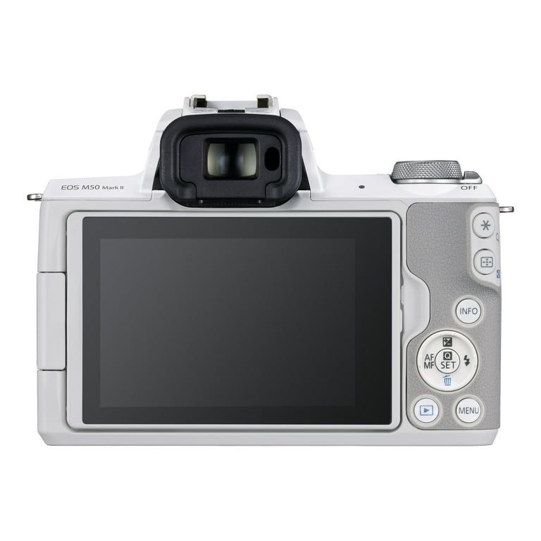 Canon EOS M50 Mark II - Digital camera - mirrorless - 24.1 MP - APS-C - 4K / 24 fps - 3x optical zoom EF-M 15-45mm IS STM lens - Wi-Fi, Bluetooth - Canon EOS M50 Mark II - Digital camera - mirrorless - 24.1 MP - APS-C - 4K / 24 fps - 3x optical zoom EF-M 15-45mm IS STM lens - Wi-Fi, Bluetooth -