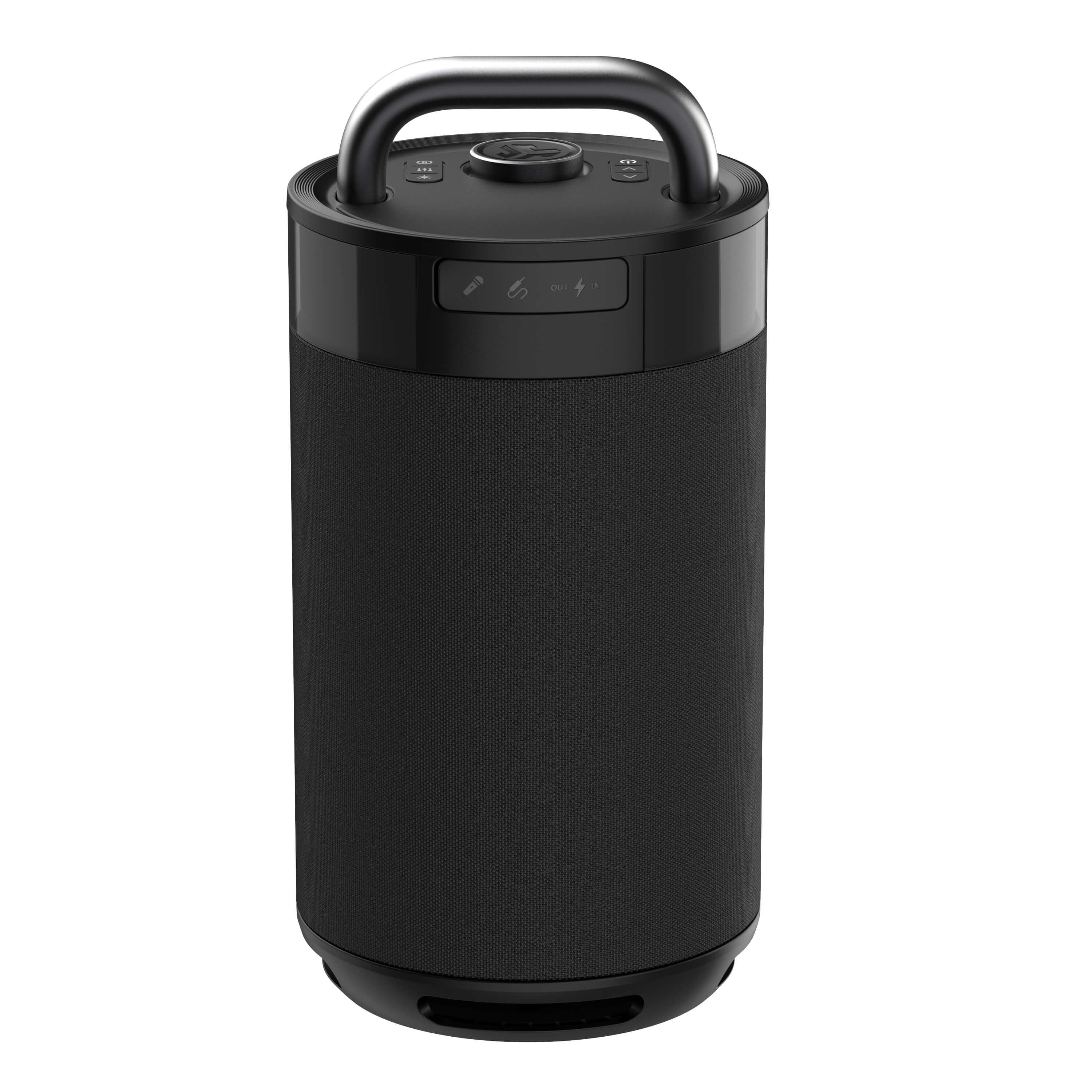 JLab Epic Party Portable Bluetooth Speaker, 100W, Built-in RGB Lights, Splashproof, Black