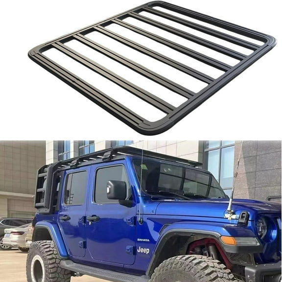 Roof Rack Road Hard Top Cargo Basket for 2018-2025 Jeep Wrangler JL Good Quality