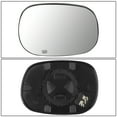 thumbnail image 2 of DNA Motoring OEM-MG-0112 For 1998 to 2002 Dodge Ram 1500 2500 3500 Pickup/Van Dakota Durango Factory Style Passenger / Right Side Mirror Glass Lens with Backing Plate + Heated 5019892AA, 2 of 4