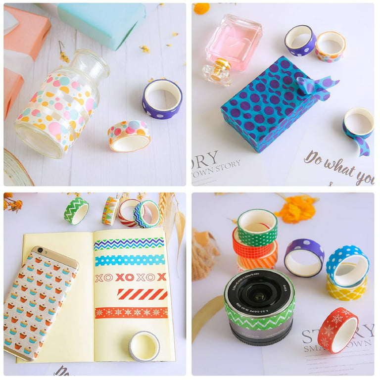 Washi tape set decorative tape masking tape for journaling craft –  which-craft
