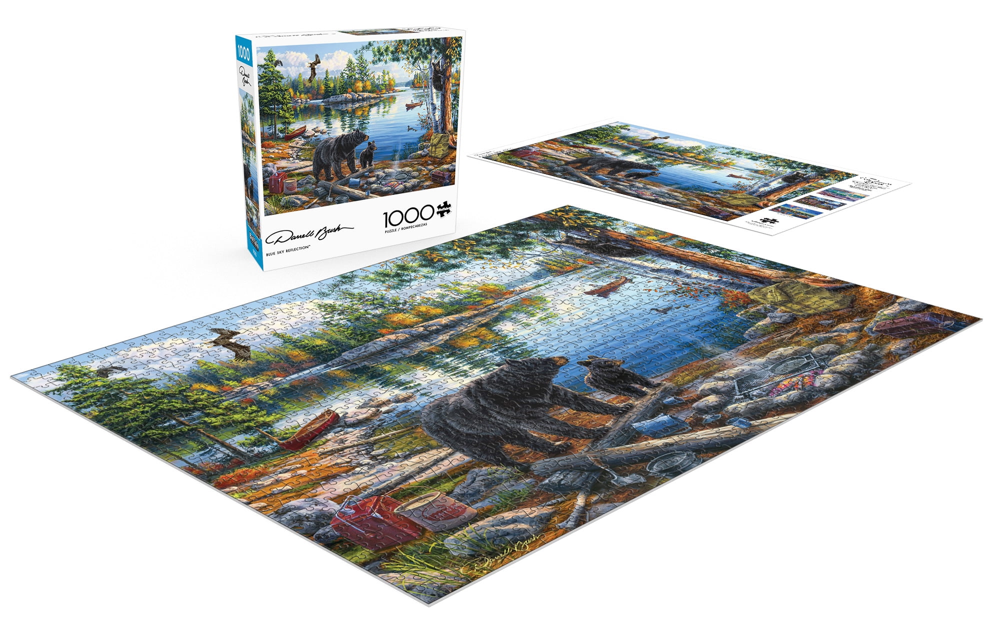 Buffalo Games 1000-Piece Darrell Bush Blue Sky Reflection Jigsaw Puzzle