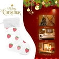 thumbnail image 4 of GZHJMY Strawberry Christmas Stocking, Personalized Large Candy Stocking Hanging Gift, Xmas Stockings Decoration for Family Holiday Party Ornaments Decor Fireplace, 4 of 7