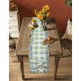 thumbnail image 4 of Hokiten Table Runners 60 Inches Long Dress Scarves, Green Gnomes Farmhouse Kitchen/Dining Table Runner, Small Coffee Tablerunners, Spring Botanical Flowers Buffalo Plaid 13x60 Inch, 4 of 7