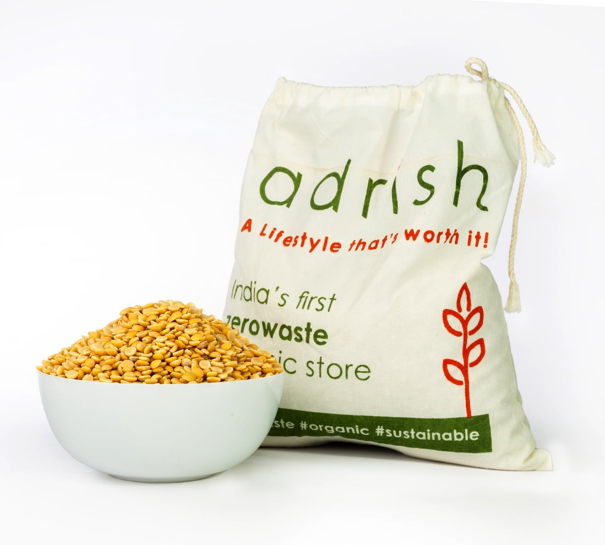 Adrish Zerowaste Pigeon Pea (Toor Dal) - 1lb(16oz) - Walmart.com
