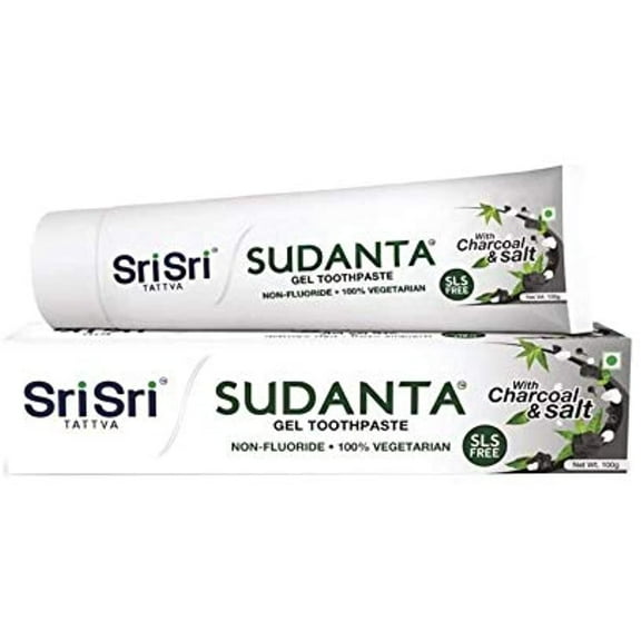 Sri Sri Tattva Sudanta Toothpaste with Charcoal & Salt 100 gm