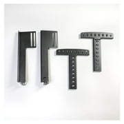 CintBllTer Headboard Brackets - Attach Any Headboard to Your Adjustable Base - Works XL Adjustable Bases and Lucid L300 Adjustable Bases - Easy to Customize - Durable - Solid Steel