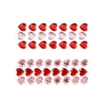 thumbnail image 3 of Offray, Pink & Red Adhesive Gem Hearts, 45 Pieces, 1 Package Plastic Embellishments, 3 of 5
