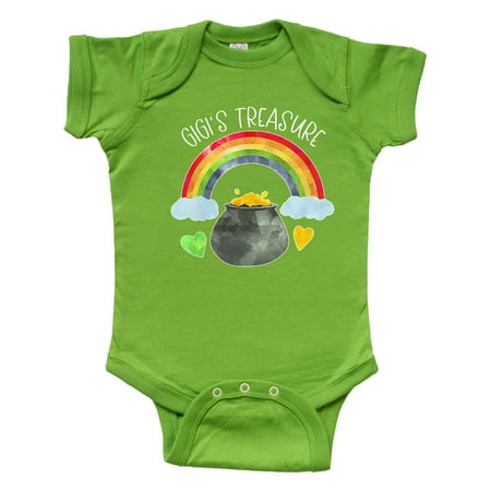 

Inktastic Gigi s Treasure St. Patrick s Day Rainbow and Gold Gift Baby Boy or Baby Girl Bodysuit
