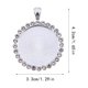 thumbnail image 4 of Guardurnaity 1 bolsa de bandejas colgantes de diamantes de imitación, accesorios de joyería brillantes con incrustaciones de cristal de colores Ropa, zapatos y accesorios Miscelánea plata 25mm, 4 of 6