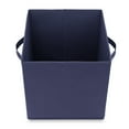 thumbnail image 4 of Casafield Set of 12 Fabric Storage Cube Bins, Navy Blue - 11" Collapsible Foldable Cloth Baskets for Shelves and Cubby Organizers, 4 of 7