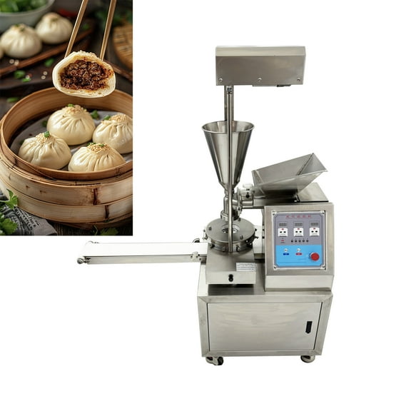 Commercial Steamed Stuffed Bun Machine Automatic Baozi Soup Dumpling Maker  Meat Pie Making Forming Machine 100-3000pcs/h 110V
