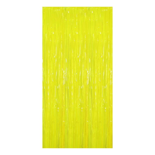 Macaron Fluorescent Curtain Plastic Material for Birthday Party Wall Hanging Event Backdrop Doorway Decoration Easy Setup