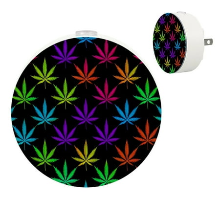 

YZUOUZY Night Light LED Lamp Bedroom Lamps Set of 2 Modern Art Abstract Art Leaves