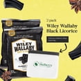 thumbnail image 3 of Wiley Wallaby Australian Black Licorice Bundle Includes Classic Gourmet Liquorice Soft & Chewy Candy Twists (Pack of 2) With Reusable Storage Snack Bag by The Mulberry Shop, 3 of 8