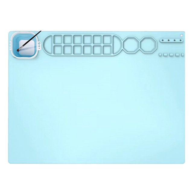 LCXmlly Pill Box Food Grade Drawing Mat NonToxic Silicone Painting Mat