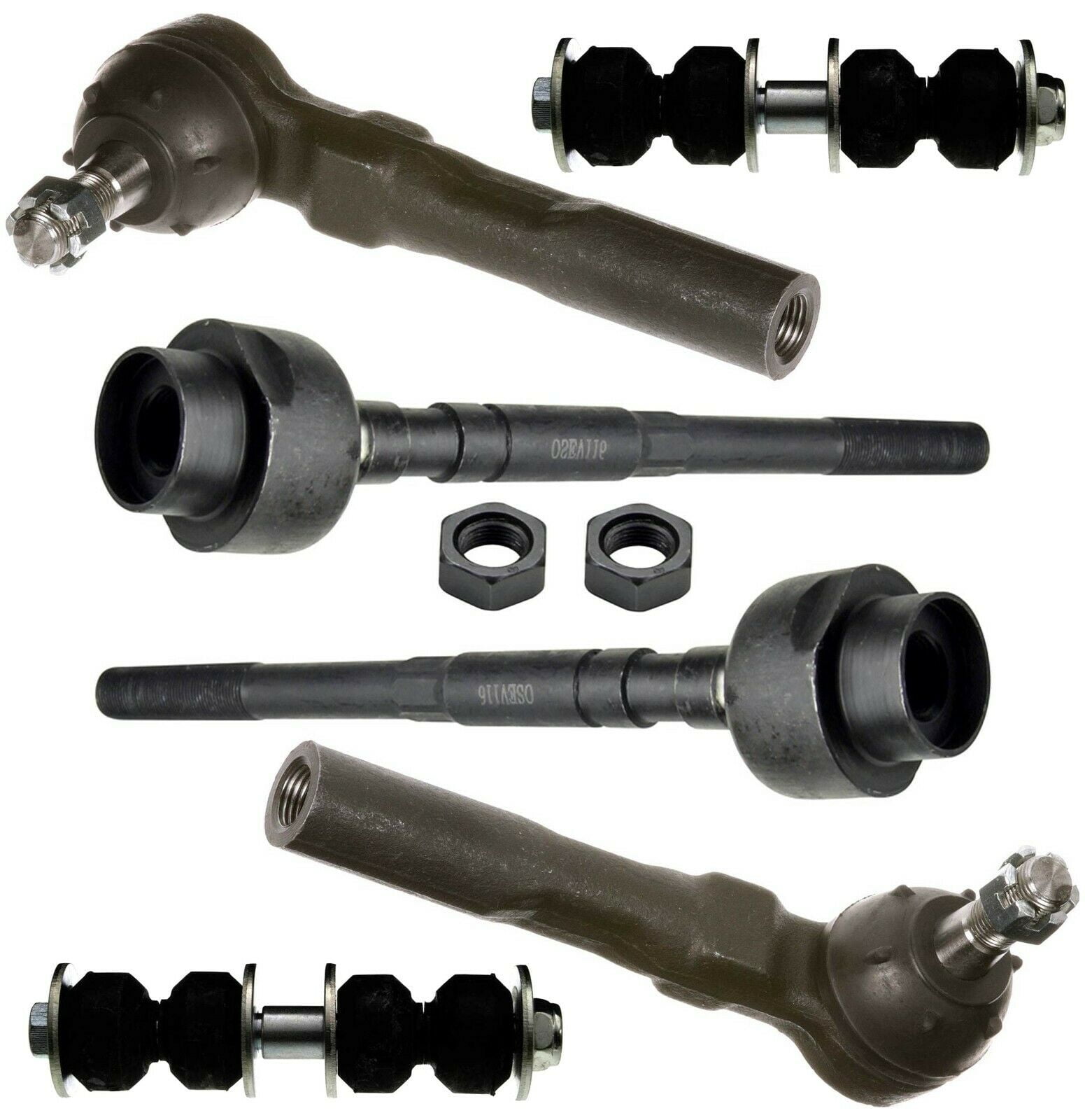 8 Pc Tie Rods Ball Joints Sway Bar Kit for Chevrolet Cavalier Pontiac Sunfire