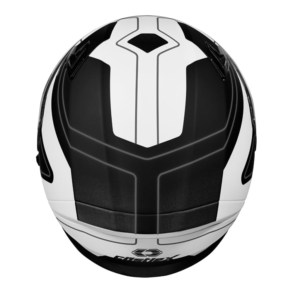 Castle X, 36-4109T, Adult Full Face Helmet - Single Lens - DOT Approved - CX390 ATLAS - Matte White/Black, 3X-Large