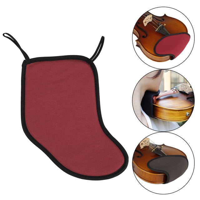 Reposapiés para violín shamjiam almohadilla para hombro plegable para violín profesionales rojo