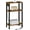 Brown, variant on Small End Table with Charging Station, Narrow Side Table with USB Ports and Outlets, Skinny Sofa Table, Slim Nightstand, Living Room, Bed Room, Brown TB01BB060