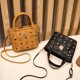 thumbnail image 4 of Bolsos Bolsos de moda para mujer Bolsos de hombro Bolsos de cubo estampados clásicos para mujer, 4 of 6