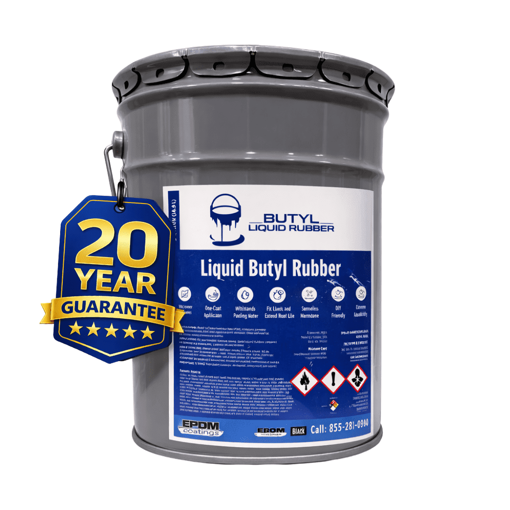 GacoFlex 5 Gallon White Silicone Roof Sealant, Solvent-Free, S2000