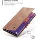 thumbnail image 3 of Funda de cuero para Samsung Galaxy Note 20 Ultra, funda tipo cartera de cuero, diseño clásico con ranura para tarjetas y cierre magnético, funda plegable para Samsung Note 20 Ultra 5G, 3 of 9