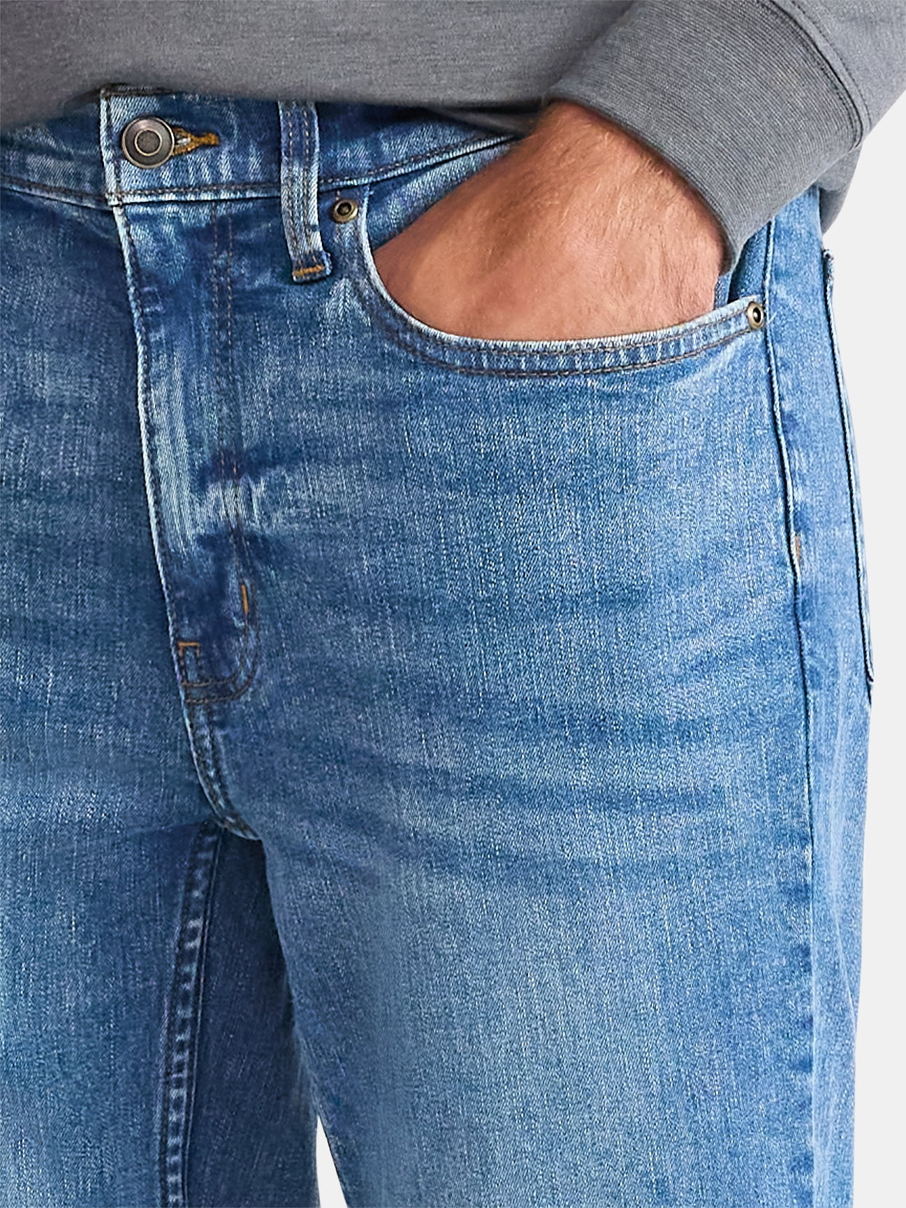 George Men's & Big Men's Classic Fit Straight Leg Jeans, Sizes 29-56