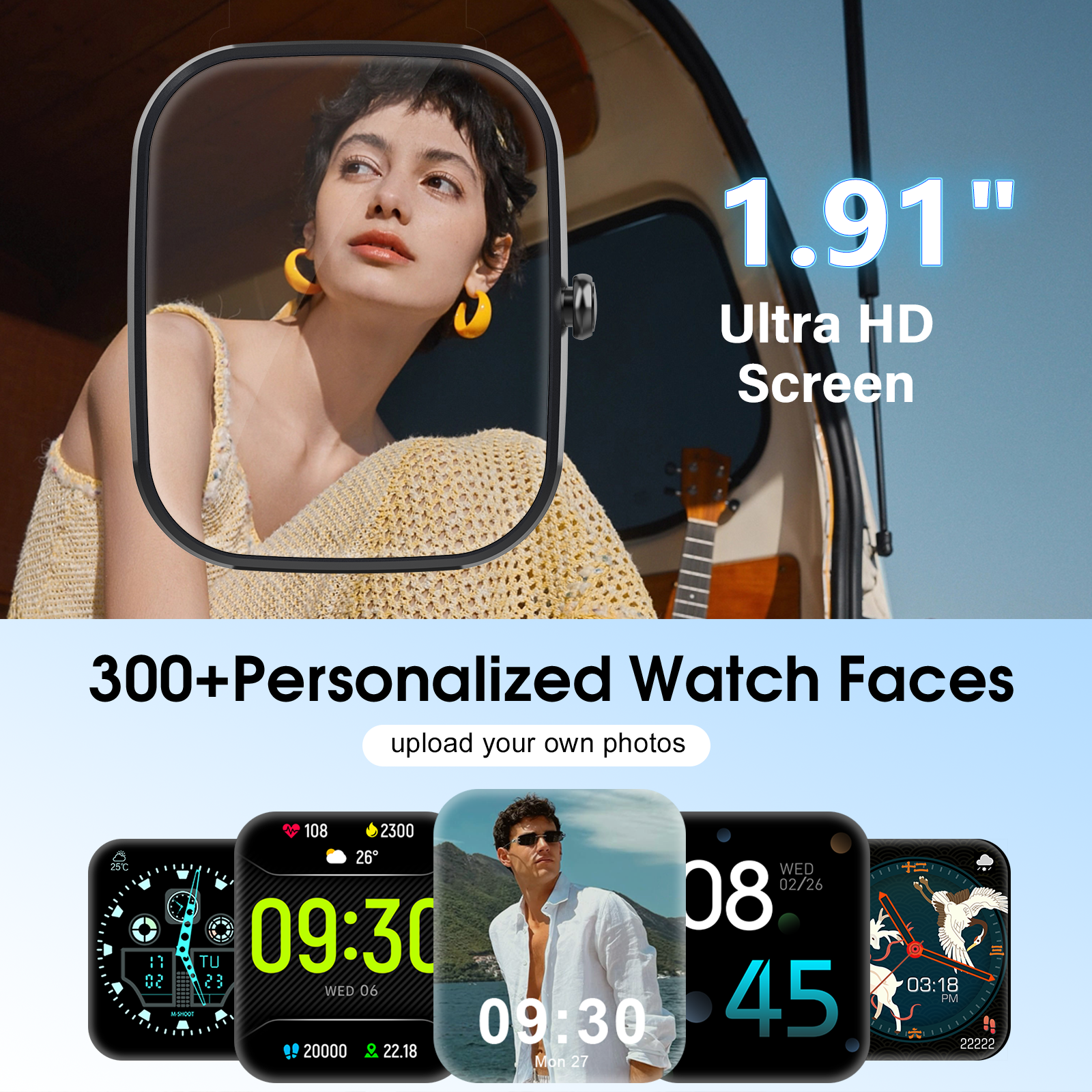 Geryst Smart Watch 1.91" HD Fitness Tracker for Men & Women photo 3