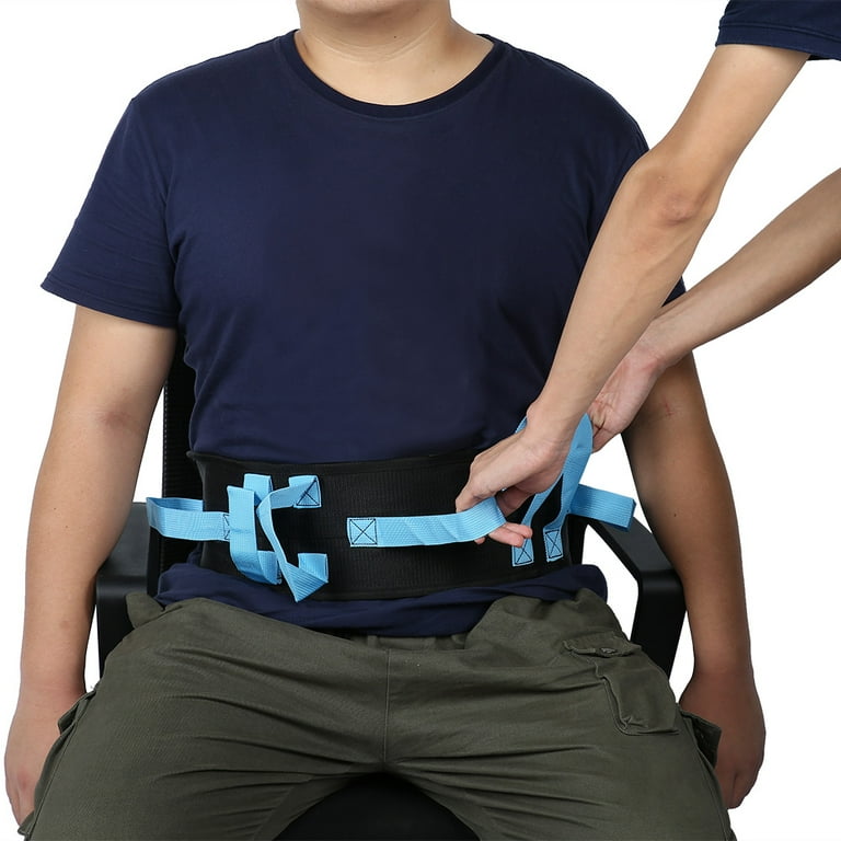 Secure Quick Release Transfer Gait Belt - Durable Metal Buckle - 60 inchx2 inch - Yellow - One Year Warranty