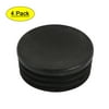 4 Pcs Chair Table Leg Plastic Cap Round Tube Insert Fit 42mm Pipe Outer Dia