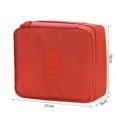thumbnail image 1 of Bolsa de cosméticos de viaje multifunción para mujer, organizador de artículos de tocador para mujer, impermeable, portátil, estuches de maquillaje, 1 of 4