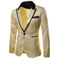 thumbnail image 1 of Men's Suit Sequin Performance Dress Suit Night Shop Men's Jacket Suit, 1 of 6