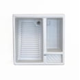 thumbnail image 3 of Lavadero VERSAPLAS LD55B03Z 55cm con pileta derecha blanco jaspeado, 3 of 9