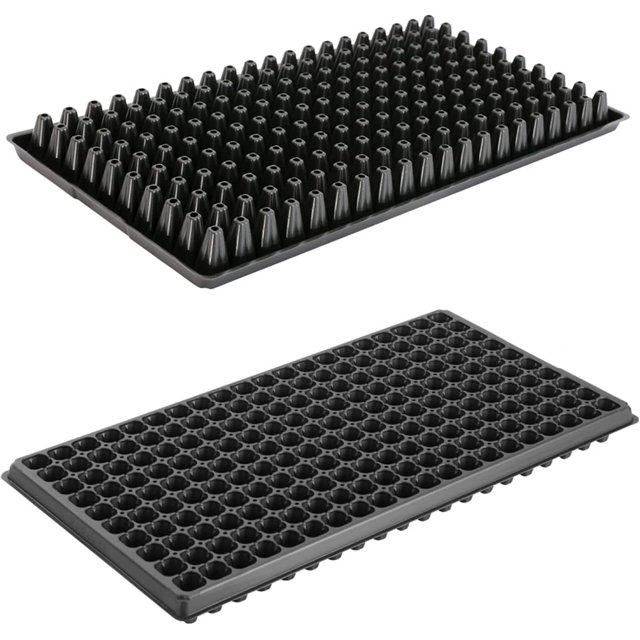 Cell - Thick Durable Flats Vegetable Fruit Seeds Seedling Plastic Plug Farmer Nursery Trays Roots