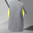 thumbnail image 5 of Hemlock Mens Summer Swim Shirts Sleeveless Workout Tank Top,Solid Color Combination Quick Drying Vest Men Relaxed Breathable Leisure Fitness Running, Gray XL, 5 of 8