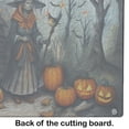 thumbnail image 5 of Slavic Witch Spooky Halloween Glass Cutting Board Large 12 in x 15 in, 5 of 5