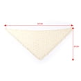thumbnail image 3 of Helii Lace Triangle Head Scarf for Women – French Vintage Floral Headwrap, Boho Bandana Hair Scarf with Adjustable Tie, Soft Breathable Polyester Kerchief White,One Size, 3 of 4