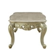 thumbnail image 4 of ACME Gorsedd Coffee Table w/Marble Top in Marble & Antique White, 4 of 4